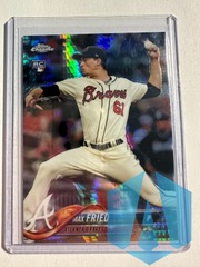 2018 Topps Chrome Max Fried #66 Prism RC Rookie Braves